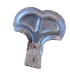 Lot Of 10 Berger No. 100 Snow Guards Stops Stainless Steel Heavy Duty Used. Fixed Price $60.00.