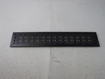 Prima Decorative 4"x30" Cast Aluminum Air Return Grill, Black. Fixed Price $105.03.