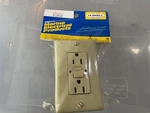New Gfci Duplex Receptacle With Cover Plate Hubbell Gfrst52mi Ivory Rating 15a 1. Fixed Price $42.00.