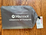 Marmot Limestone 4p Footprint M1440 Slate Gray New In Sealed Drawstring Bag. Fixed Price $44.99.