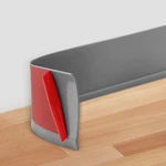Flexible Baseboard Molding Trim 4" X 40 Ft, Self-adhesive Vinyl Wall Base Cov.... Fixed Price $75.16.
