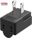 Right Angle Adapter,2-prong 90 Degree Upward Angled Ac Adapter, Polarized 2-pron. Fixed Price $11.71.