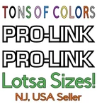 Two Honda Pro Link Die Cut Vinyl Decals Xr Cr Xl Atc Trx Dirtbike Motorcycle. Fixed Price $23.99.