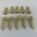 Lot Of 10 Western Enterprises # 18 Barbed Hose Nipple Barb Brass. Fixed Price $16.99.