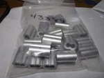 1/4" Aluminum Wire Rope Swage Sleeve Qty 20. Fixed Price $20.00.