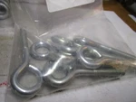 5/16"-18 X 2" Shank L 1-1/4" Thread 3-1/8" Oal Zinc Turn Eye Bolt Qty 9. Fixed Price $20.00.