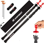 Tarp Poles Heavy Duty Adjustable, Avoforest Aviation Aluminum 8.7ft Tent Pole.... Fixed Price $67.73.