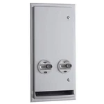 Bobrick 3706c Sanitary Napkin/tampon Vendor Ss Ada Compliant 13.875"w. Fixed Price $858.17.