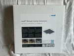 Wedi Shower Corner Extension 16 1/2 In X 1 13/16. Fixed Price $115.00.