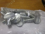 1/4"-20 X 3/4" Type B Regular Thumb Screw, No Shoulder, Zinc Qty 10. Fixed Price $10.00.