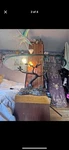 Handmade Urban Forge Cast Iron Rabbit Tree Table. Fixed Price $2000.00.