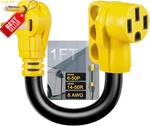 Nema 6-50p To 14-50r Ev Charger Adapter Cord 50a 240v Stw 6awg Etl - Us. Fixed Price $37.79.