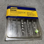 Irwin 53535 Hanson Spiral Flute Extractor Set - Screws, Open Box. Fixed Price $13.00.